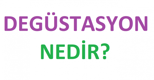 Degüstasyon nedir?