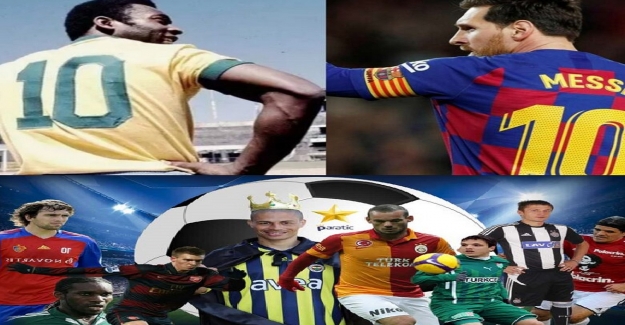 10 Numara Forma Giyen Dünyaca Ünlü Futbolcular