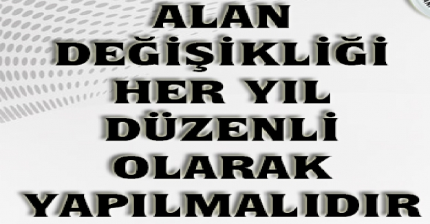 Alan Değişikliği Yapılacak mı?