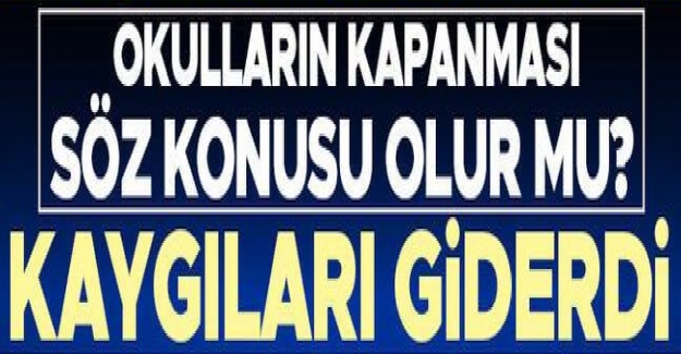 Okullar Kapanıyor mu? Bakan Özer Canlı Yayında Son Noktayı Koydu