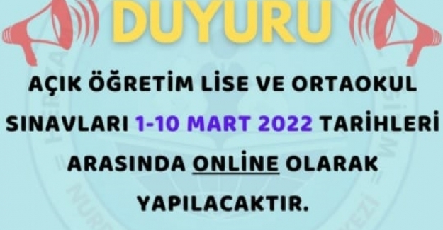 Açık Lise 2. Dönem Sınavları Nasıl Yapılacak?