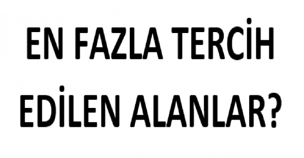 Mesleki Eğitim Merkezlerinde En Fazla Tercih Edilen Alanlar?