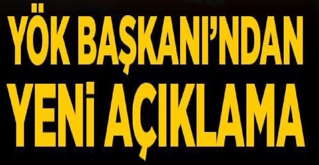 YÖK Başkanından Flaş YKS Açıklaması