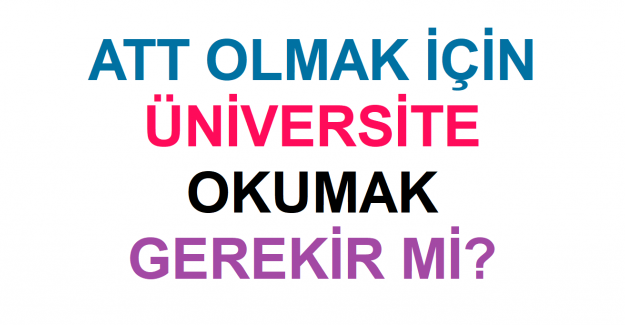 Acil Tıp Teknisyeni (ATT) Olmak İçin Üniversite mi Okumak Gerekir?