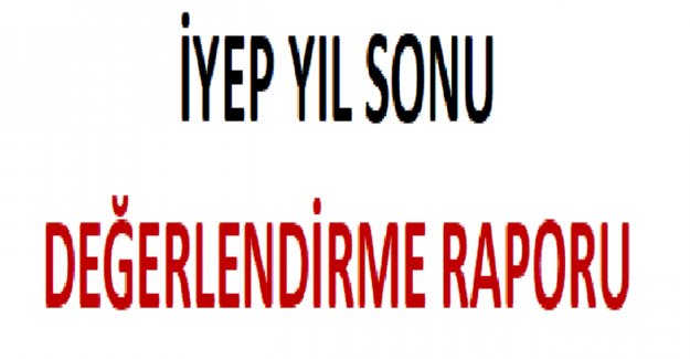 İYEP Yıl Sonu Değerlendirme Raporu