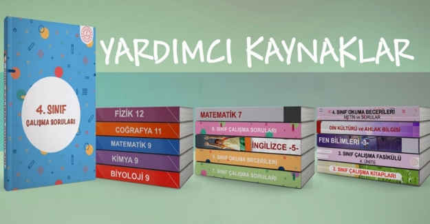 MEB Yardımcı Kaynak Kitapları Basılı Halde Öğrencilere Dağıtacak