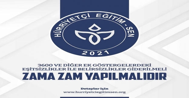 3600 ve Diğer Ek Göstergelerdeki Eşitsizlikler ile Belirsizlikler Giderilmeli, Zama Zam Yapılmalı