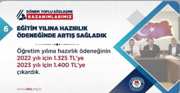 ÖĞRETMENLERE GÖSTERMELİK ÖDENEK ZAFERİ