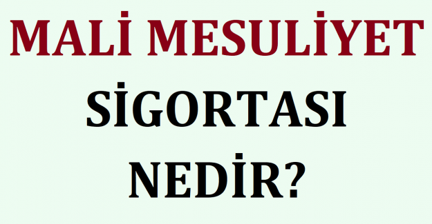 Mali Mesuliyet Sigortası Nedir?