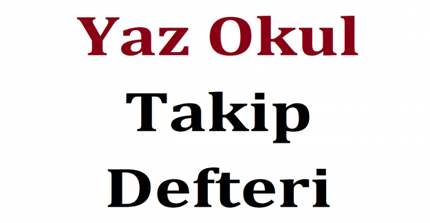 Yaz Okul Takip Defteri