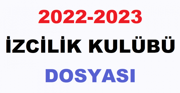 2022-2023 İzcilik Kulübü Dosyası