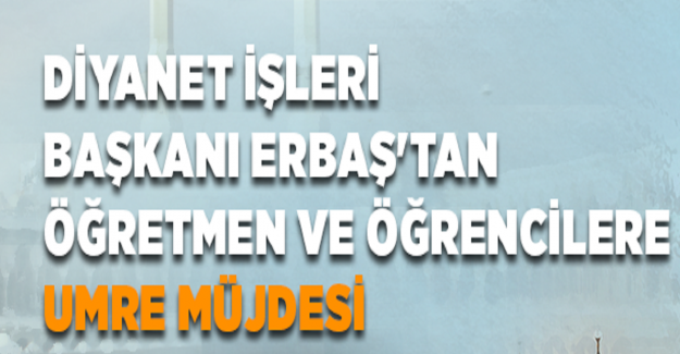 Diyanet Başkanlığı Öğretmenlere Umre Turu Düzenleyecek