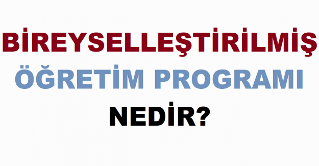 Bireyselleştirilmiş Öğretim Programı Nedir?