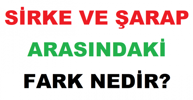 Sirke ve Şarap Arasındaki Fark Nedir?