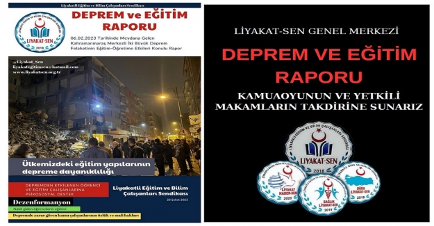 Liyakat-Sen Deprem ve Eğitim Raporu