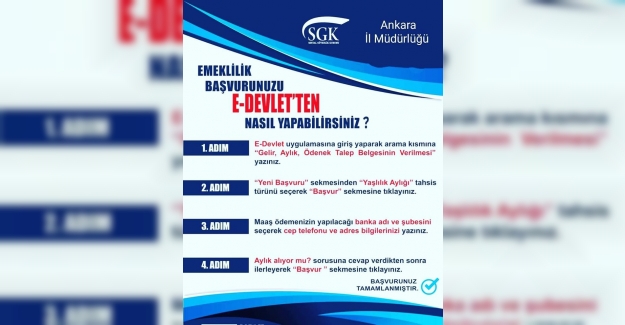 Emeklilik Başvurunuzu E-Devletten Nasıl Yapabilirsiniz?