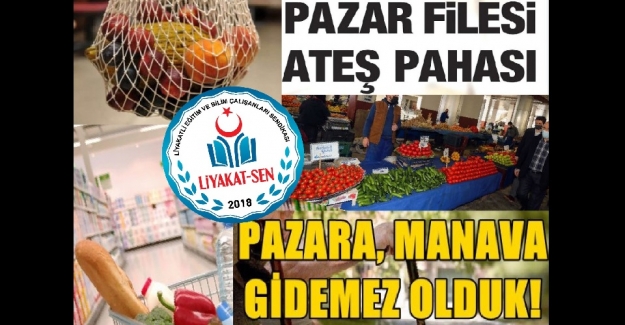 Pazara Manava Gidemez Olduk Pazar Filesi Ateş Pahası
