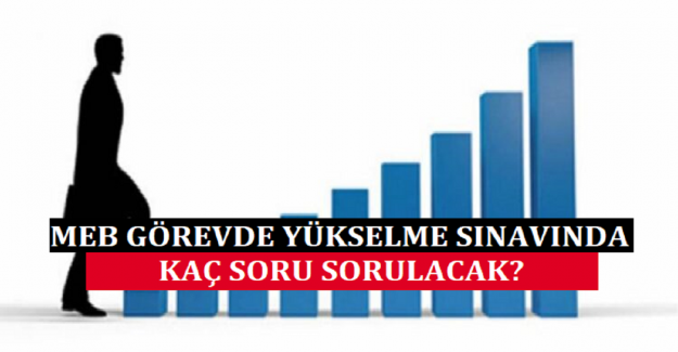 MEB Görevde Yükselme Sınavında Kaç Soru Sorulacak?