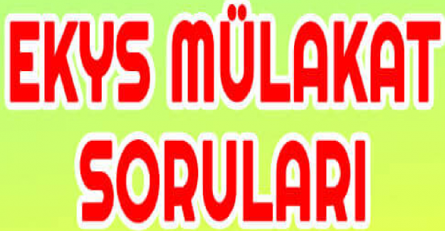 MEB Müdür Yardımcılığı Mülakat Soruları