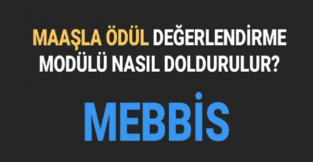 MEBBİS Ödül Değerlendirme Modülü Nasıl Doldurulur?