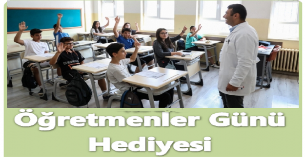 Öğretmenler Gününde Öğretmenlere Önlük Verilecek