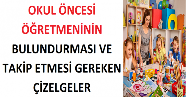 Okul Öncesi Öğretmeninin Bulundurması ve Takip Etmesi Gereken Çizelgeler