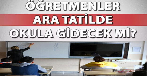 Ara Tatil Semineri Okulda mı, Yoksa Online mı Yapılacak?