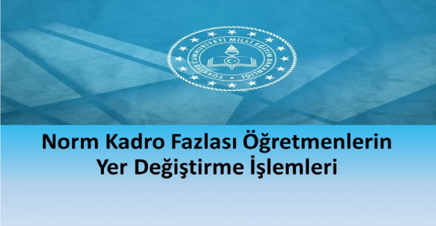 Norm Kadro Fazlası Öğretmenlerin Yer Değiştirme İşlemleri