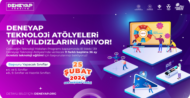 Deneyap Başvuruları Nasıl Yapılır?
