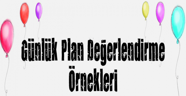 Okul Öncesi Günlük Plan