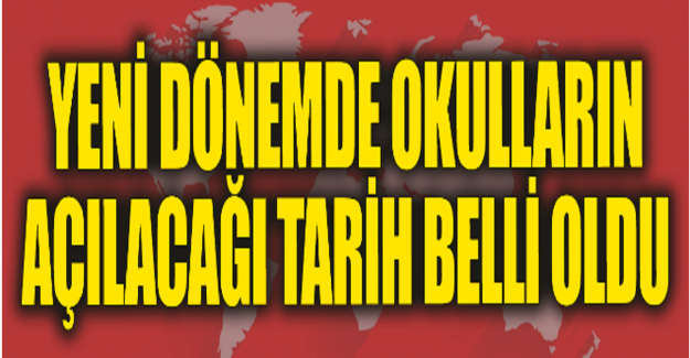 2024-2025 Eğitim Öğretim Yılı Takvimi Açıklandı