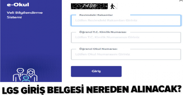 LGS Giriş Belgesi Nereden Alınacak?