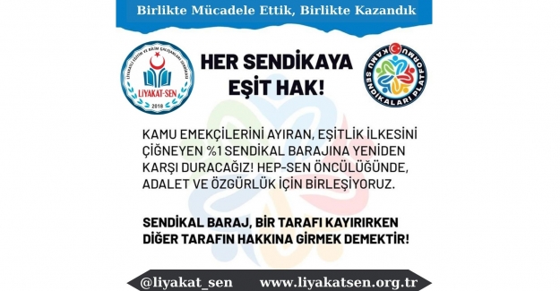 Birlikte Mücadele Ettik, Birlikte Kazandık!