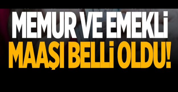 Memur Ve Emekli Maaş Zamları Belli Oldu. İşte Kalem Kalem Zamlı Memur Ve Emekli Maaşları