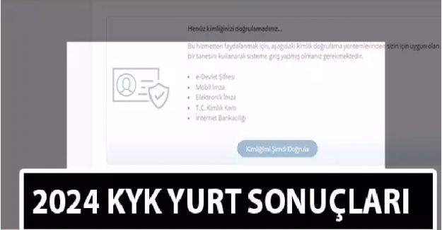 2024 Yılı KYK Yurt Yerleştirme Sonuçları Açıklandı