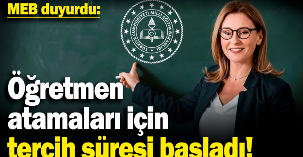 2024 Yılı 20 Bin Sözleşmeli Öğretmen Atama Tercihi Başladı