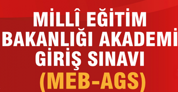 MEB Akademi Giriş Sınavı (MEB-AGS) Örnek Soruları Yayımlandı