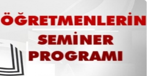 2025-2026 Eğitim Öğretim Yılı Eylül Seminer Programı