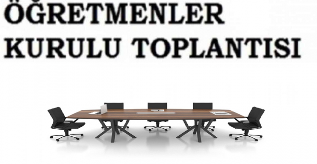 2025 Öğretmenler Kurulu Toplantıları Ne Zaman Yapılacak?