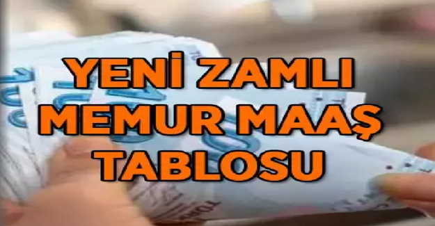 Açıklanan Enflasyon Oranlarına Göre Ocak Ayı Zamlı Memur Maaşları