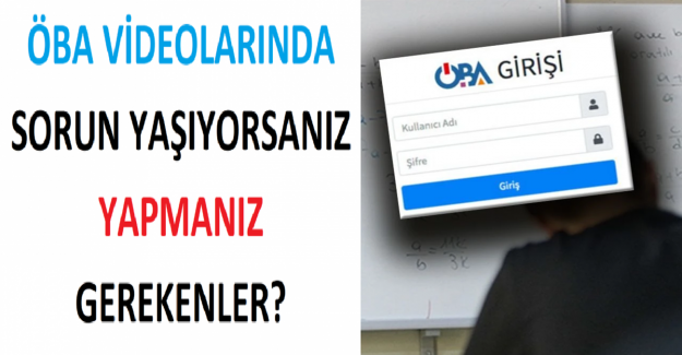 ÖBA Sistem Sıkıntısı Yaşayanların Ne Yapması Gerekenler