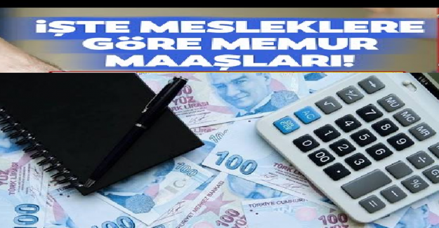 Mesleklerine Göre Memur Maaşları İki Veri Baz Alınarak Hesaplandı