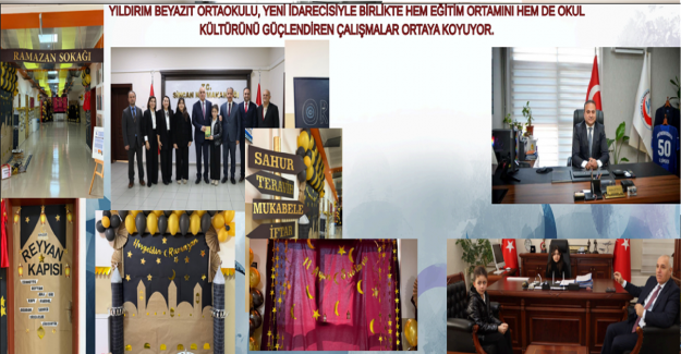 Yıldırım Beyazıt Ortaokulu Yeni İdarecisiyle Fark Yaratmaya Devam Ediyor