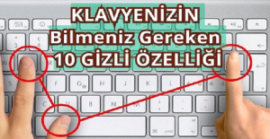 KLAVYENİZİN BİLMENİZ GEREKEN 10 GİZLİ ÖZELLİĞİ