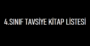 4 Sinif Ogrencileri Icin Tavsiye Kitap Listesi