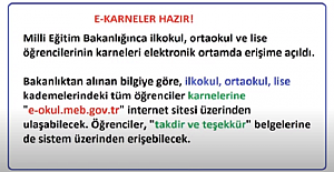 E-Okulda Takdir Yada Teşekkür Belgesi Yazdırmak İçin Yapılması Gerekenler