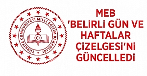 Meb Belirli Gün ve Haftalar Çizelgesi