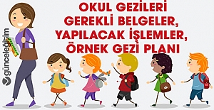 Öğrenci Gezileri İş ve İşlemler