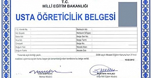 Usta Öğretici Kursu Soruları ve Cevapları 2024