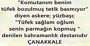 Çanakkale savaşı parmağı kopan asker